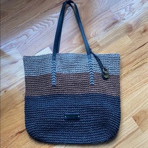 Lucky Brand woven Straw Tote Bag